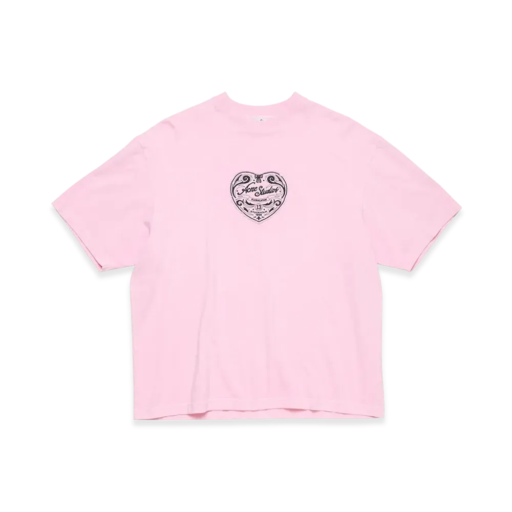 Acne Studios Logo Tee "Baby Pink"
