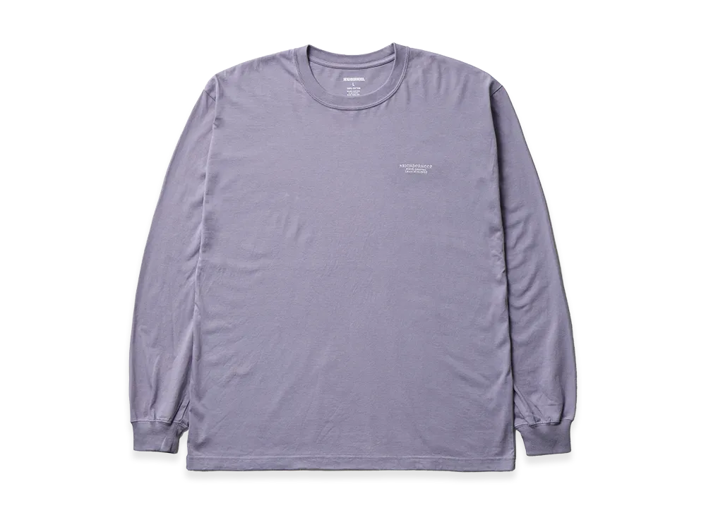 NEIGHBORHOOD NH . Tee LS-6 "Purple"