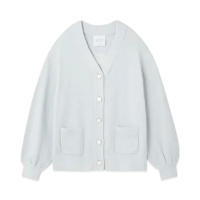 GELATO PIQUE x LE SSERAFIM Smooth Cardigan "Blue"