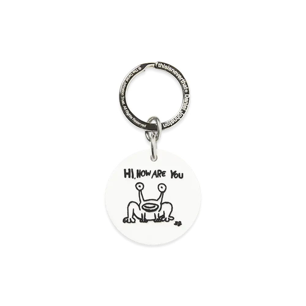 thisisneverthat x Daniel Johnston Frog Keychain "White"