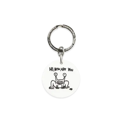 thisisneverthat x Daniel Johnston Frog Keychain "White"