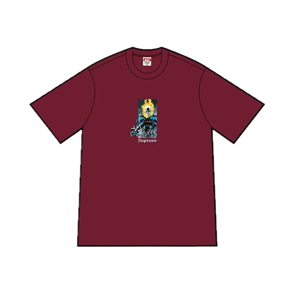 Supreme Ghost Rider Tee "Burgundy"