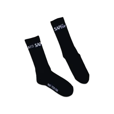 SAPEur Front/Back Logo Sox "Black"