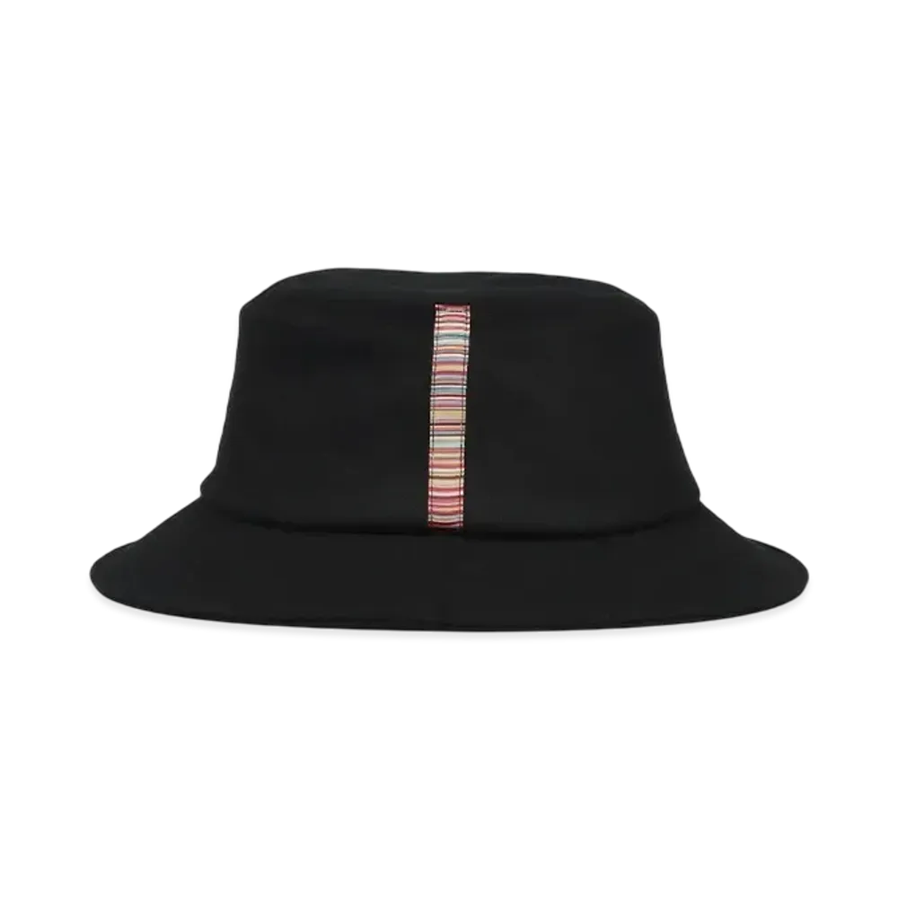 Paul Smith Signature Striped Line Bucket Hat "Black"