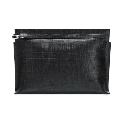 LOEWE T Pouch In Calfskin "Black"