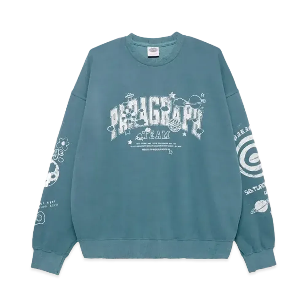 Paragraph Damaged Happy Smile Crew "Blue"
