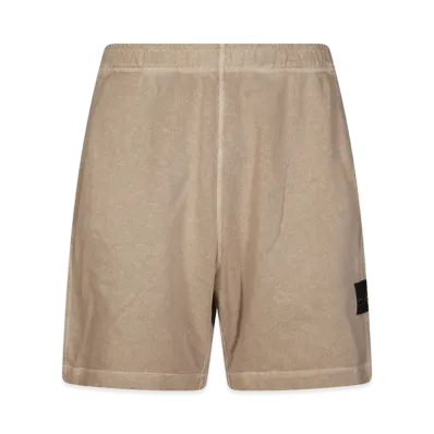Stone Island Cotton Bermuda Shorts "Beige"