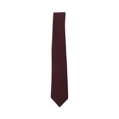 BEAMS Wool Tie Mohair "Wine"