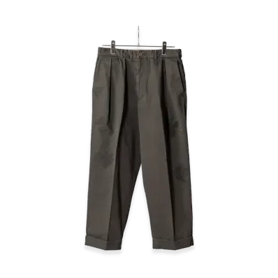 ANCELLM Double-Cuff Chino Pants "Black"