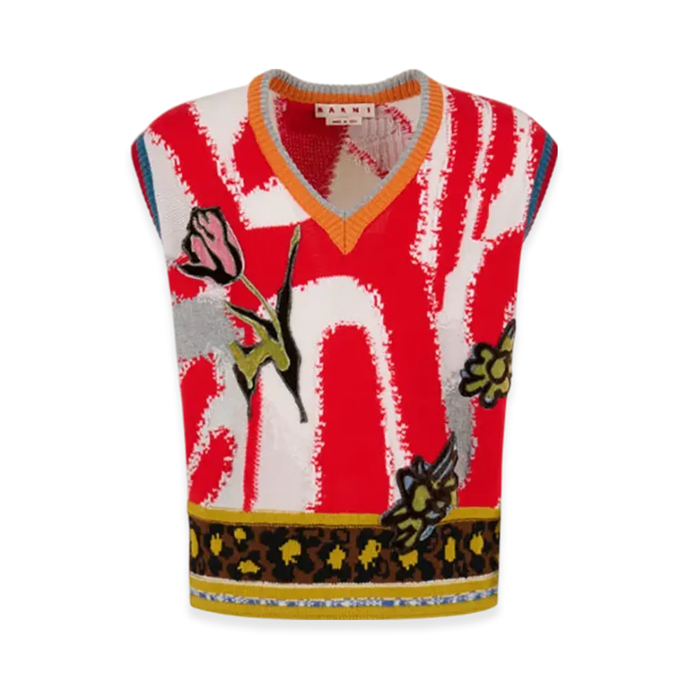 MARNI x Olaolu Slawn x Soldier Boyfriend Wool Jumper "Glass"