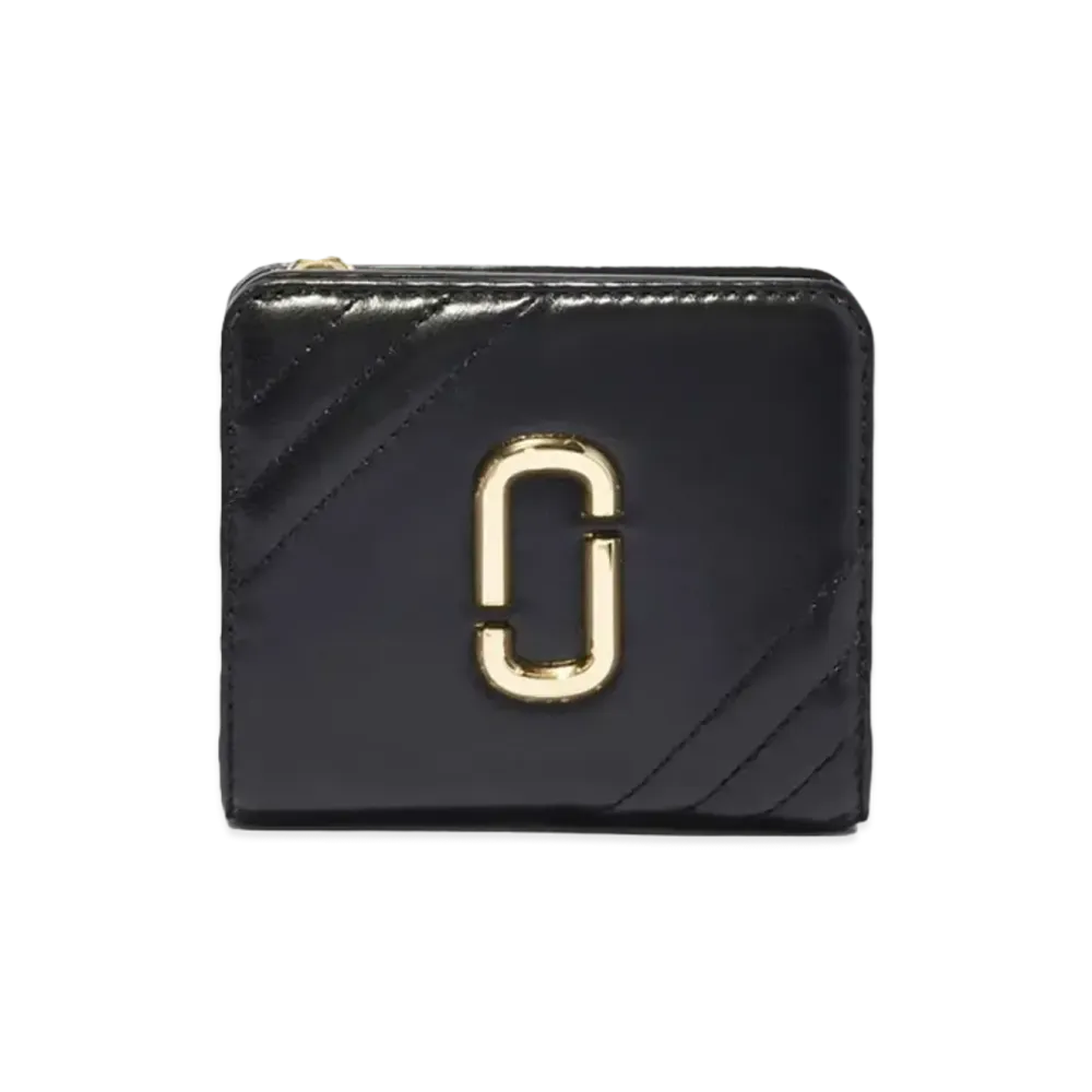 Marc Jacobs The Glam Shot Mini Compact Wallet "Black"