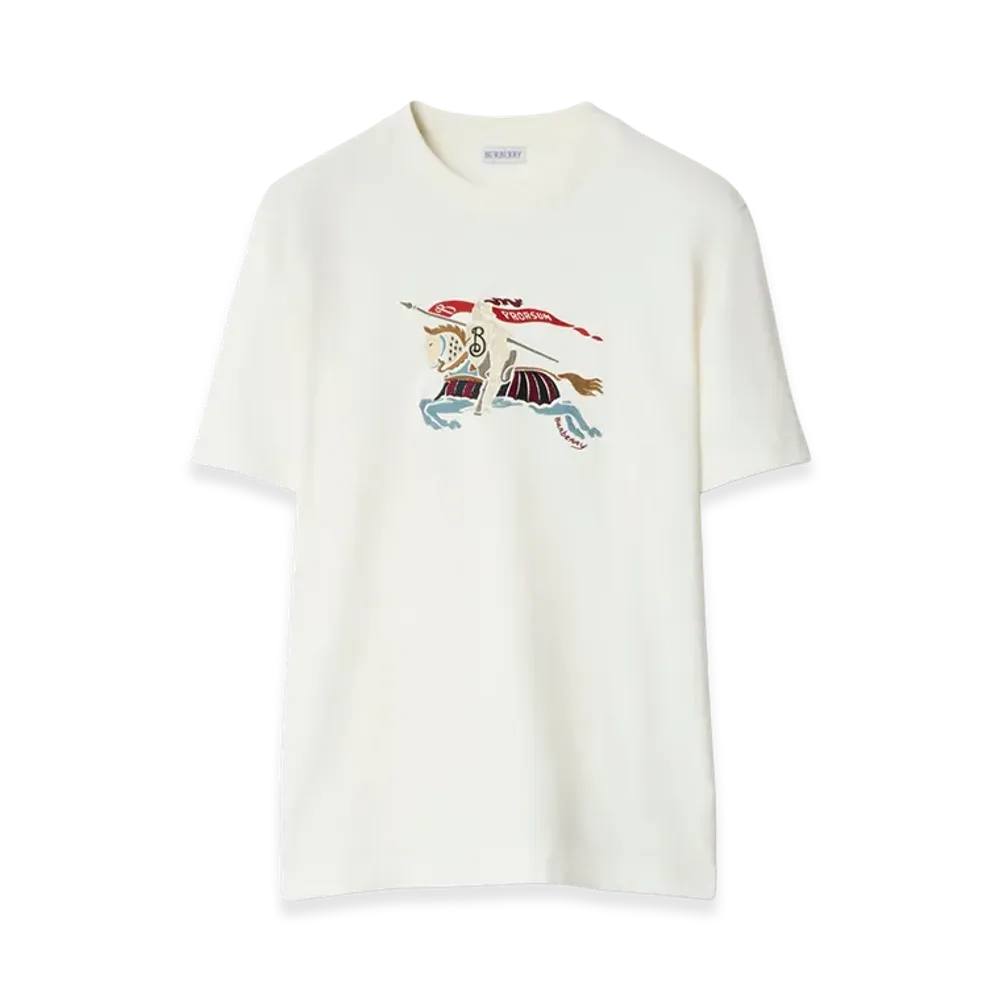 Burberry EKD Cotton Tee "Chalk White"
