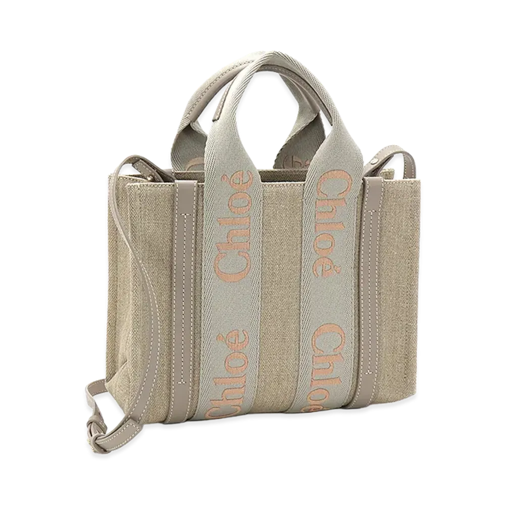 Chloe Women's Woody Small Tote Bag "Vintage Khaki"