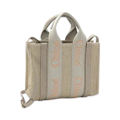 Chloe Women's Woody Small Tote Bag "Vintage Khaki"