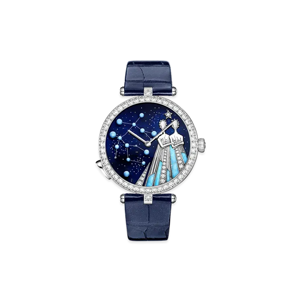 Van Cleef & Arpels Lady Arpels Zodiaque Lumineux Geminorum Gemini watch "18K White gold/Diamond"