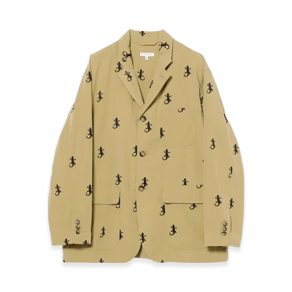 ENGINEERED GARMENTS Loiter Jacket - Gecko Embroidery "Khaki"