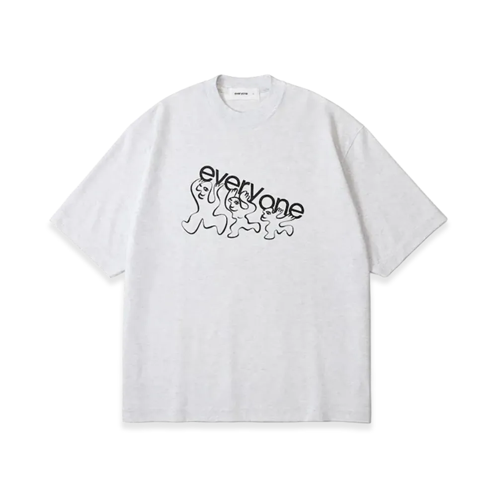 everyone Vincent Tsang Familiar Graphic Short Sleeve Tee "Ash"