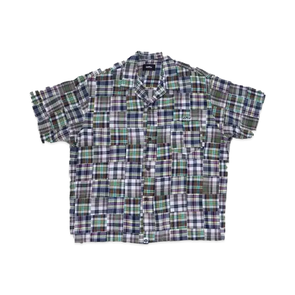 SAPEur PATCHWORKSHIRT SHIRT "Green"