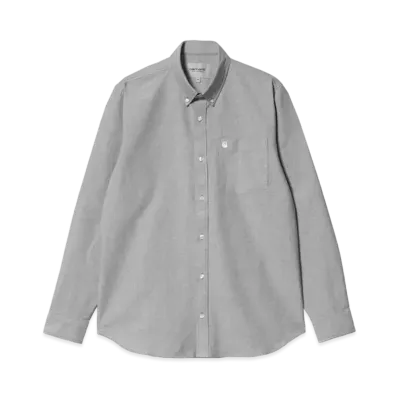 Carhartt L/S C-Logo Shirt "Black/White"