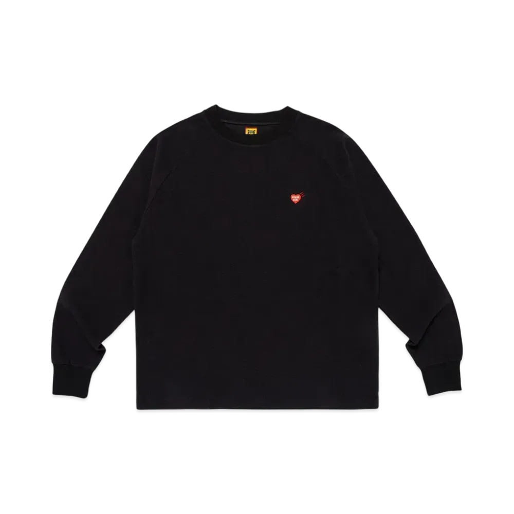 HUMAN MADE Raglan Sleeve L/S T-Shirt "Black"