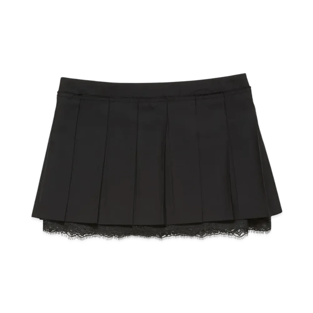 Acne Studios Mini Pleated Skirt "Black"