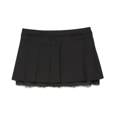 Acne Studios Mini Pleated Skirt "Black"