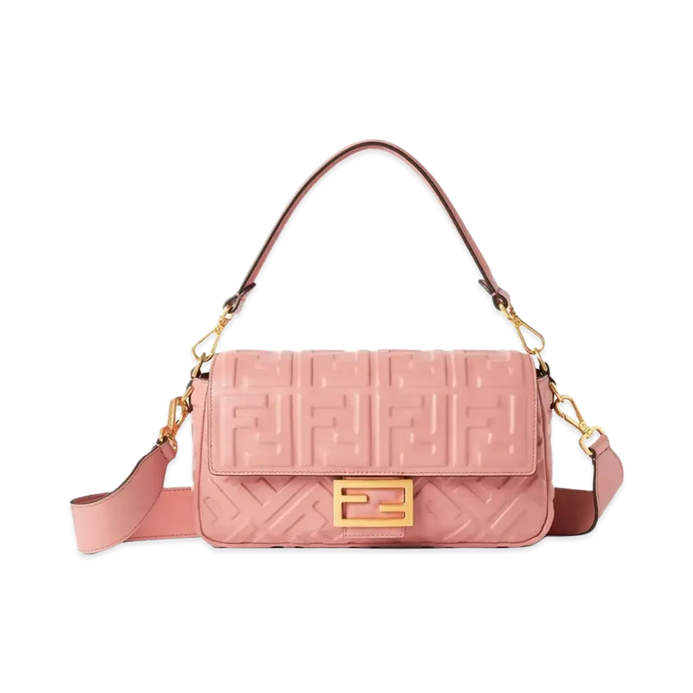 FENDI Women's Baguette Medium Shoulder Bag "Pink"