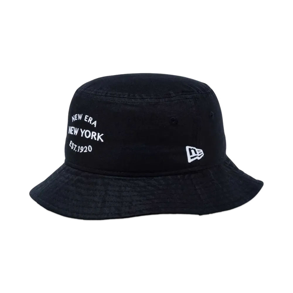 NEW ERA Bucket 01 Fabric Series New Era New York Ecopet "Black"