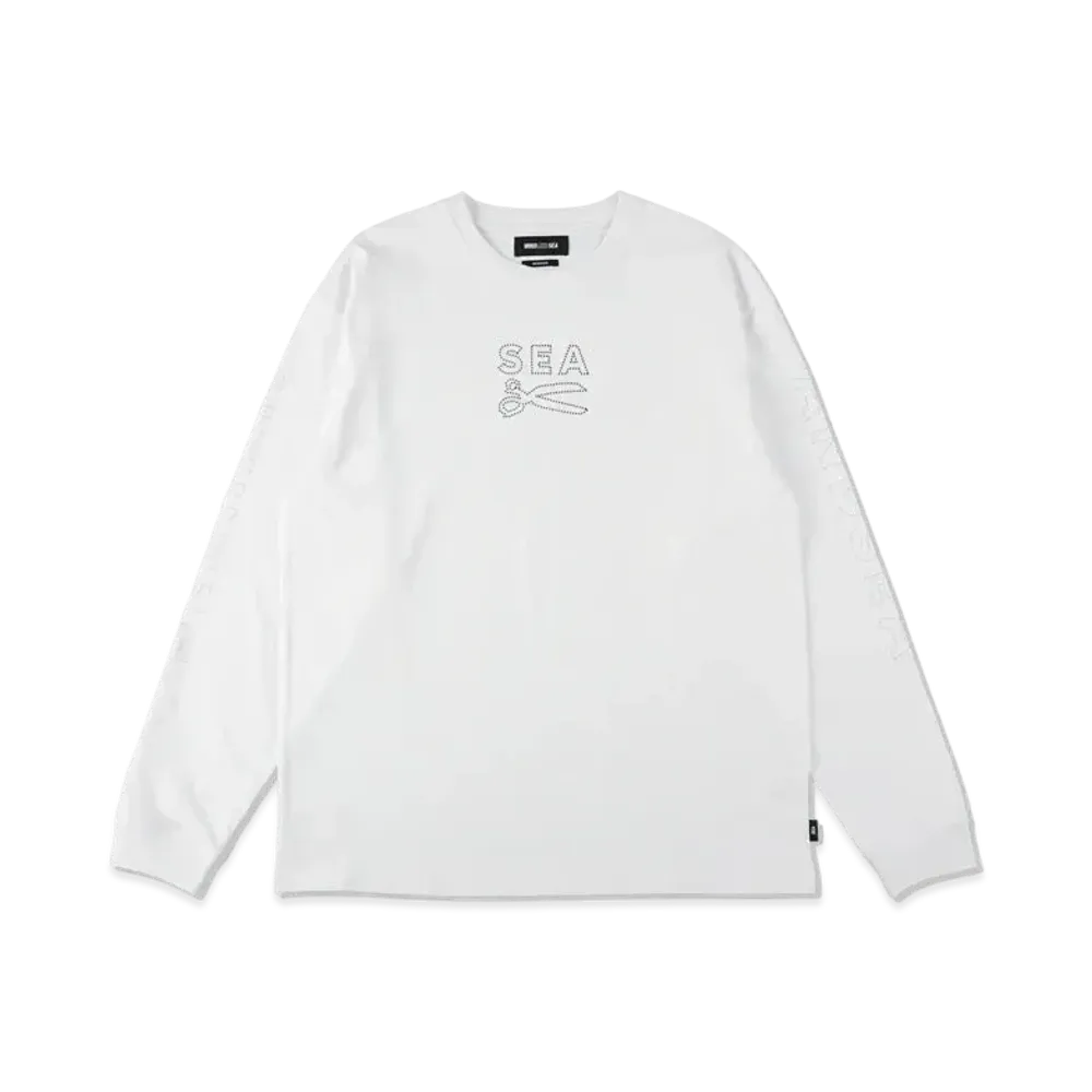 WIND AND SEA x DENHAM Stitch Razor L/S Tee "White"