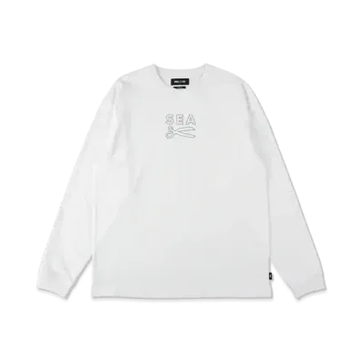 WIND AND SEA x DENHAM Stitch Razor L/S Tee "White"