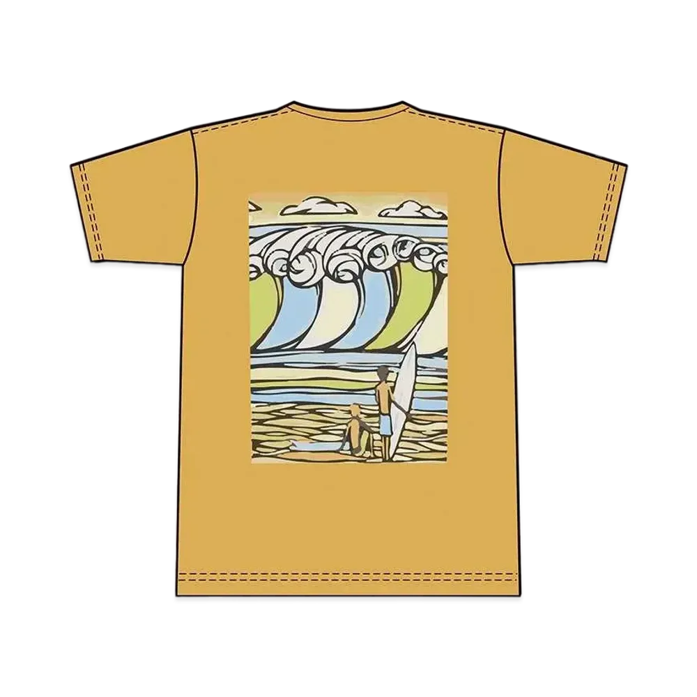 Uniqlo Heather Brown UT Graphic T-Shirt "Yellow"
