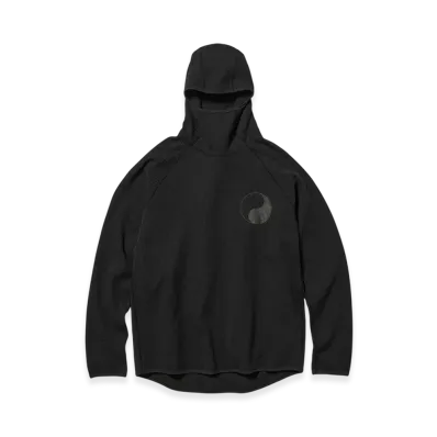Goldwin x OUR LEGACY Workshop Waffle Hoodie "Jet Black"