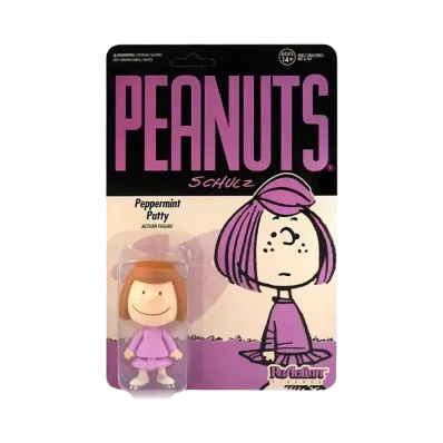 Super7 Peanuts ReAction Action Figure Peppermint Patty "Multicolor"