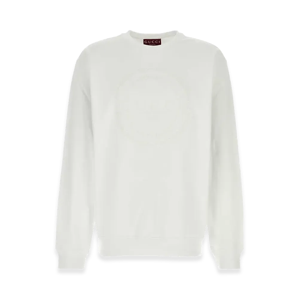 GUCCI Cotton Sweatshirt "White"
