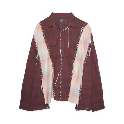 PENDLETON x DISCOVERED LOOPING WIDE SHIRT "RED"