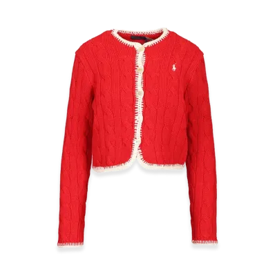 Polo Ralph Lauren Women's Sweater-Cardigan "Red"