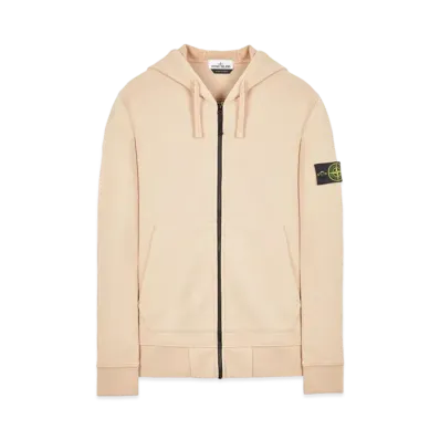 Stone Island 64220 BRUSHED COTTON FLEECE "Pastele Pink"