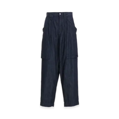 Yohji Yamamoto 6oz Twill Denim B Pocket Detail Pants "Indigo"