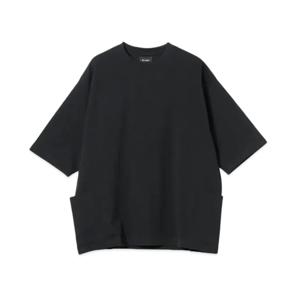 BEAMS Side Pocket Loose Tee "Black"