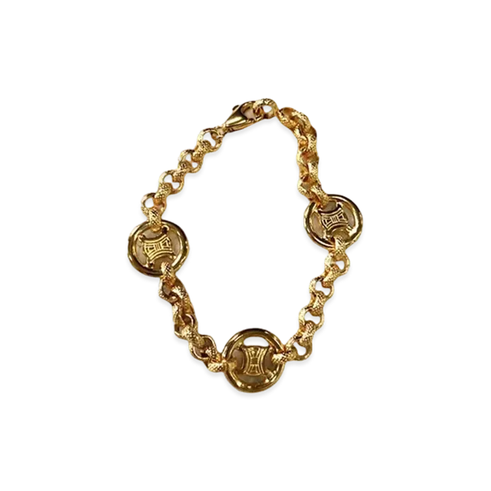 CELINE Triomphe Bracelet "Gold"
