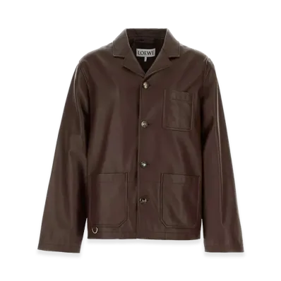 LOEWE Leather Jacket "Chocolate"