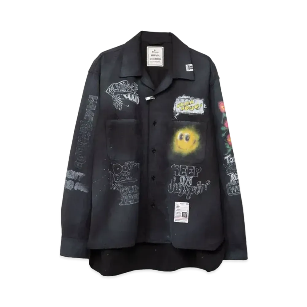 Maison MIHARA YASUHIRO Distressed Shirt "Black"