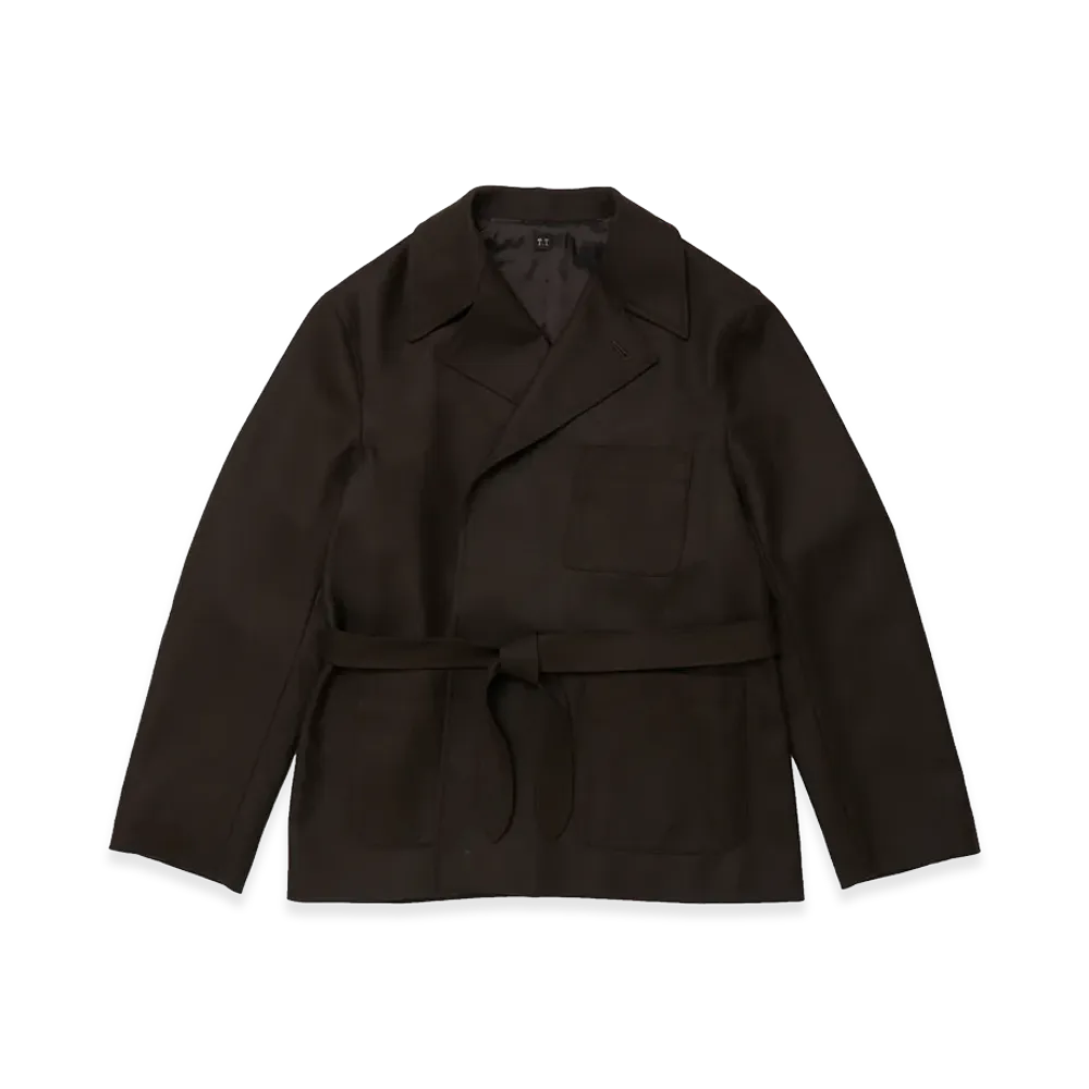 T.T Taiga Takahashi Women's Belted Jacket "Brown"
