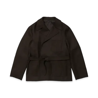T.T Taiga Takahashi Women's Belted Jacket "Brown"