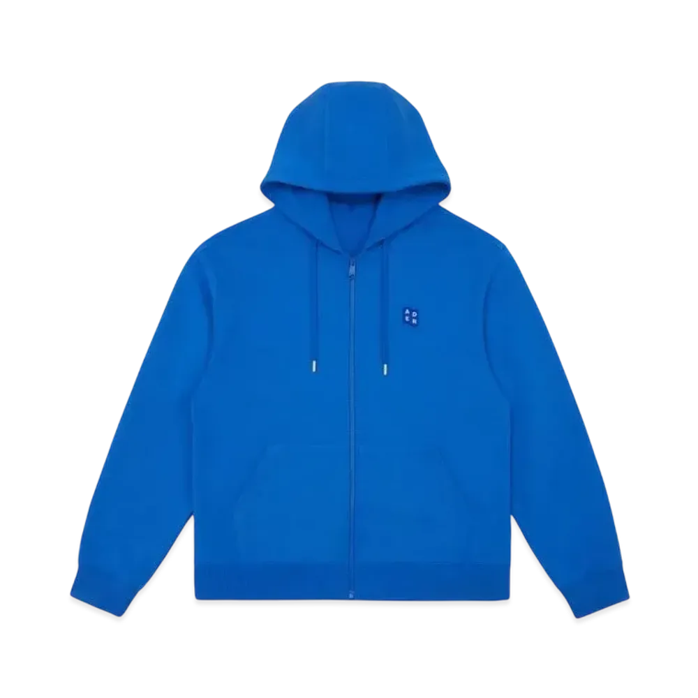 ADERERROR Tag Hoodie Zip-Up 01 "Blue"