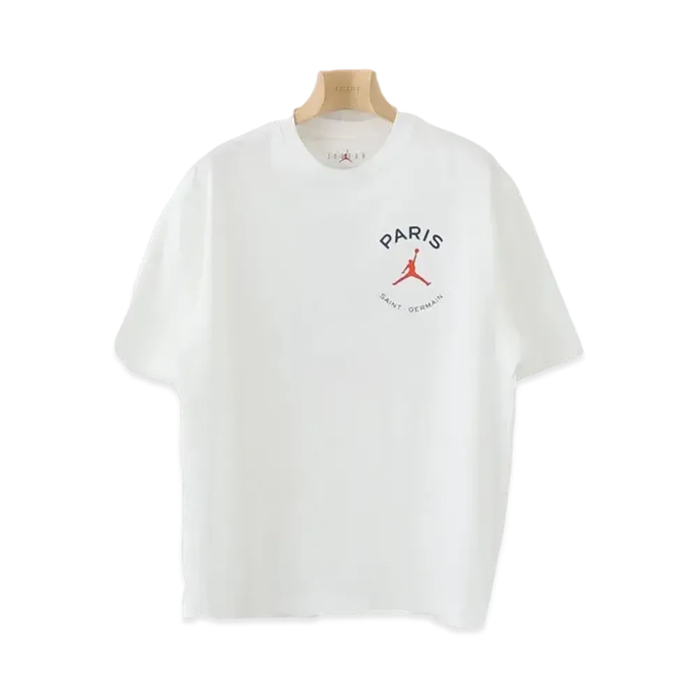 Jordan Paris Saint-Germain Logo S/S Tee "White"