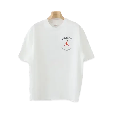 Jordan Paris Saint-Germain Logo S/S Tee "White"