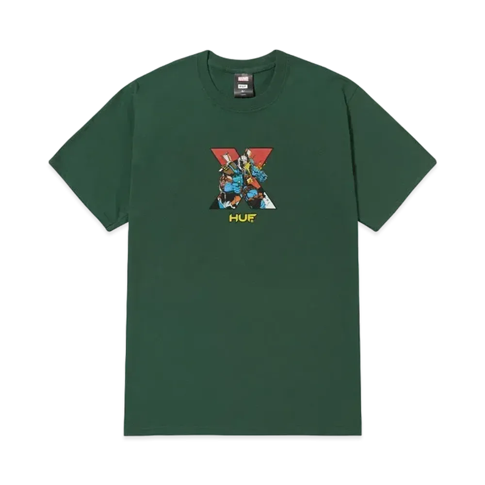 HUF x X-MEN Future Shock Tee "Pine"