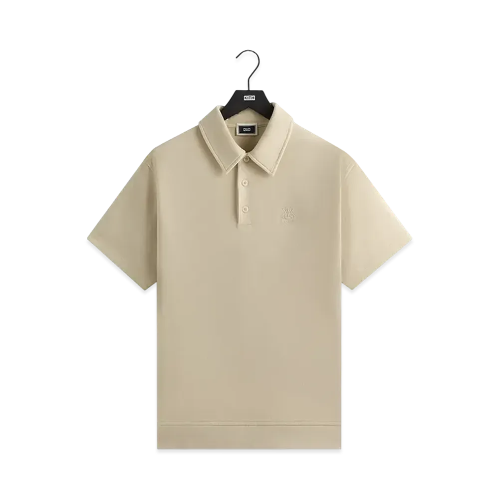 Kith Crystal Wash Interlock Graham Polo "Durum"