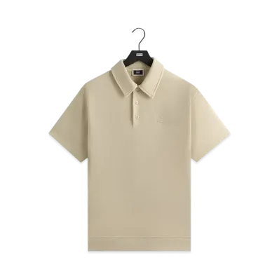 Kith Crystal Wash Interlock Graham Polo "Durum"